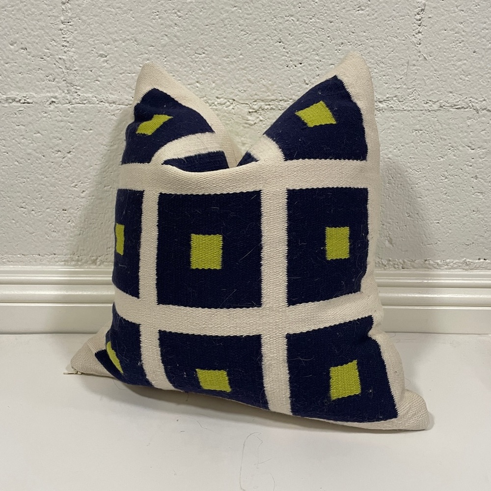 Jonathan Adler 16”SQ Mid-Century Pop Pillow